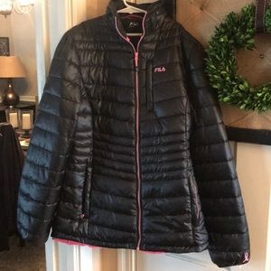 Fila Nano Puff Jacket/coat with hidden hood